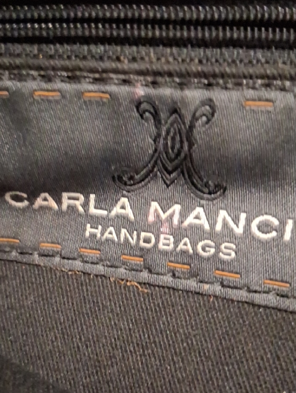 Black Studded Leather Crossbody with Silver Disc Accents - Picture 2 of 7